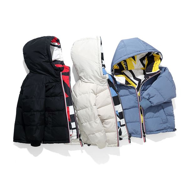 children winter reversible down jacket boys camouflage cartoon dinosaur hooded coats kids fashion warm white duck down outwear 0930, Blue;gray
children winter reversible down jacket boys camouflage cartoon dinosaur hooded coats kids fashion warm white duck down outwear 0930, Blue;gray