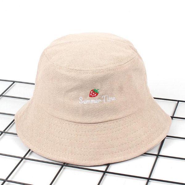 cloches strawberry embroidery bucket hat for men women hip hop fisherman panama bob summer lovers flat cap #, Blue;gray
cloches strawberry embroidery bucket hat for men women hip hop fisherman panama bob summer lovers flat cap #, Blue;gray