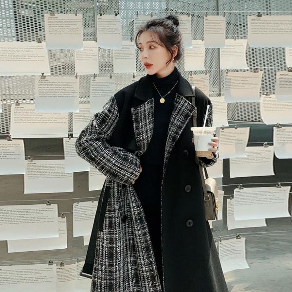 women's wool & blends ay1149 2021 spring autumn winter women fashion casual ladies work wear nice jacket woman female korean clothing, Black
women's wool & blends ay1149 2021 spring autumn winter women fashion casual ladies work wear nice jacket woman female korean clothing, Black