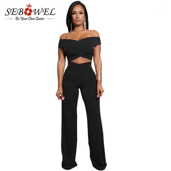 sebowel off the shoulder 2 two piece set criss cross crop and full length pants summer party club wear women clothing1, White;black
sebowel off the shoulder 2 two piece set criss cross crop and full length pants summer party club wear women clothing1, White;black