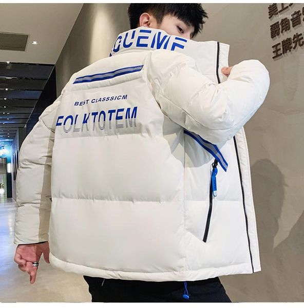 men's winter thick warm down jacket warm coat outerwear stand collar white black1, Black
men's winter thick warm down jacket warm coat outerwear stand collar white black1, Black