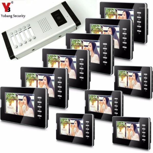 video door phones yobang security 7 inch 3 to 12units wired intercom doorbell phone system electronic access control for home families1
video door phones yobang security 7 inch 3 to 12units wired intercom doorbell phone system electronic access control for home families1