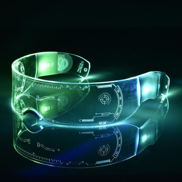 2020 new led luminous futuristic electronic visor light up glasses prop for halloween festival performance
2020 new led luminous futuristic electronic visor light up glasses prop for halloween festival performance