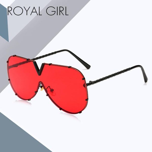 sunglasses royal girl vintage oversized women brand design black metal frame personality rivet clear lens shades ss989, White;black
sunglasses royal girl vintage oversized women brand design black metal frame personality rivet clear lens shades ss989, White;black