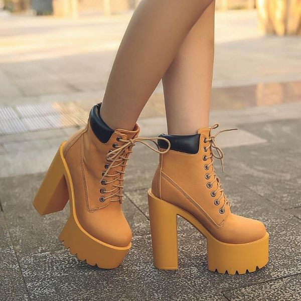 women's high heel boots autumn and winter fashion lady lace up shoe soft leather platform shoe party ankle boot high heels, Black
women's high heel boots autumn and winter fashion lady lace up shoe soft leather platform shoe party ankle boot high heels, Black