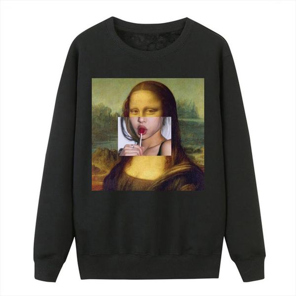 смешные фуфайки mona lisa печать толстовки женщины толстовки 2020 sping winter hoody пуловер женский фитнес моды костюмы, Black
смешные фуфайки mona lisa печать толстовки женщины толстовки 2020 sping winter hoody пуловер женский фитнес моды костюмы, Black