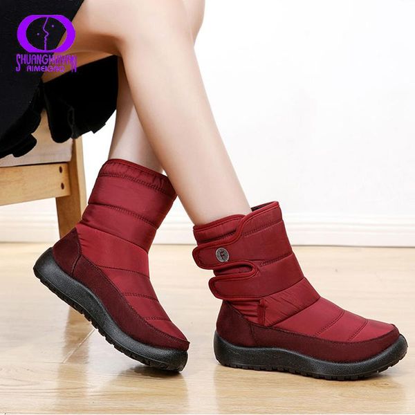 aimeigao winter plus size waterproof snow boots female 2020 warm plush cotton shoes women hook & loop thick ankle boots platform, Black
aimeigao winter plus size waterproof snow boots female 2020 warm plush cotton shoes women hook & loop thick ankle boots platform, Black
