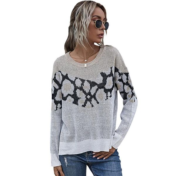 women's sweaters women casual o-neck sweater leopard print patchwork loose pullover 2021 lady autumn long sleeve side split knitwear j, White;black
women's sweaters women casual o-neck sweater leopard print patchwork loose pullover 2021 lady autumn long sleeve side split knitwear j, White;black