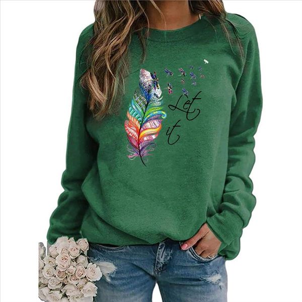 autumn feather print o neck sweatshirt 2021 elegant long sleeve women pullover casual loose hoodies tracksuit streetwear 5, Black
autumn feather print o neck sweatshirt 2021 elegant long sleeve women pullover casual loose hoodies tracksuit streetwear 5, Black