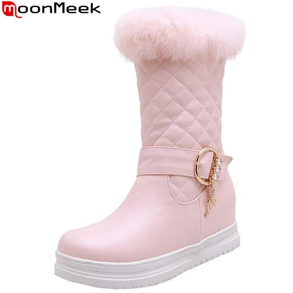 boots moonmeek big size 34-43 fashion winter round toe slip on mid calf casual keep warm snow 2021, Black
boots moonmeek big size 34-43 fashion winter round toe slip on mid calf casual keep warm snow 2021, Black