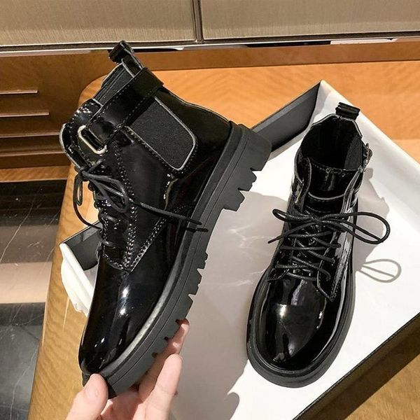 Women Lace Up Paltform Ankle Boots Ladies Pu Leather Fashion Cool Boots Female Casual Buckle Strap Shoes Woman Winter Footwear, Black
Women Lace Up Paltform Ankle Boots Ladies Pu Leather Fashion Cool Boots Female Casual Buckle Strap Shoes Woman Winter Footwear, Black