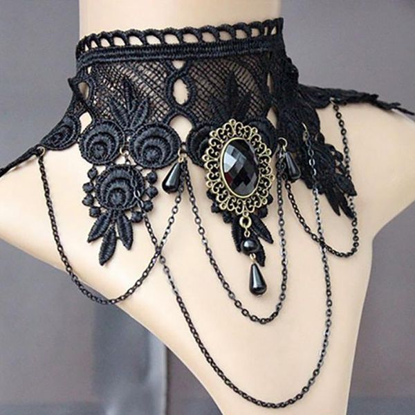 chokers party lace necklace women queen rhinestone wide black punk cool all-match dress accessories fake collar, Golden;silver
chokers party lace necklace women queen rhinestone wide black punk cool all-match dress accessories fake collar, Golden;silver