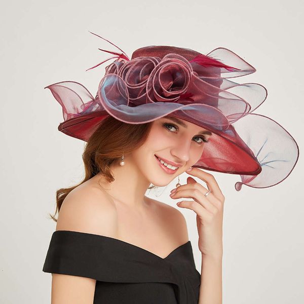 fashion spring and organza summer cornice hat travel embroidery flat hat women's curly hat, Blue;gray
fashion spring and organza summer cornice hat travel embroidery flat hat women's curly hat, Blue;gray
