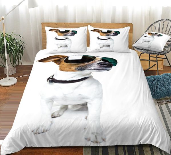 3d dog duvet cover set white dog with sunglasses bedding white home textiles animal quilt cover teens queen 3 pieces dropship
3d dog duvet cover set white dog with sunglasses bedding white home textiles animal quilt cover teens queen 3 pieces dropship