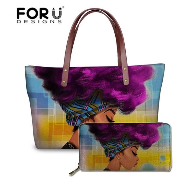 forudesigns 2pcs / комплект женщин сумки black art африканский девочка печать рук bagwallets дамы этнические top-ручки сумки женщины bolsa
forudesigns 2pcs / комплект женщин сумки black art африканский девочка печать рук bagwallets дамы этнические top-ручки сумки женщины bolsa