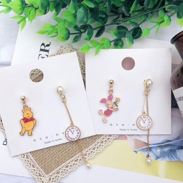 dangle & chandelier squerim women's cute bear pig animal drop long earrings clock asymmetric wild girl korean fashion party jewelry1, Silver
dangle & chandelier squerim women's cute bear pig animal drop long earrings clock asymmetric wild girl korean fashion party jewelry1, Silver