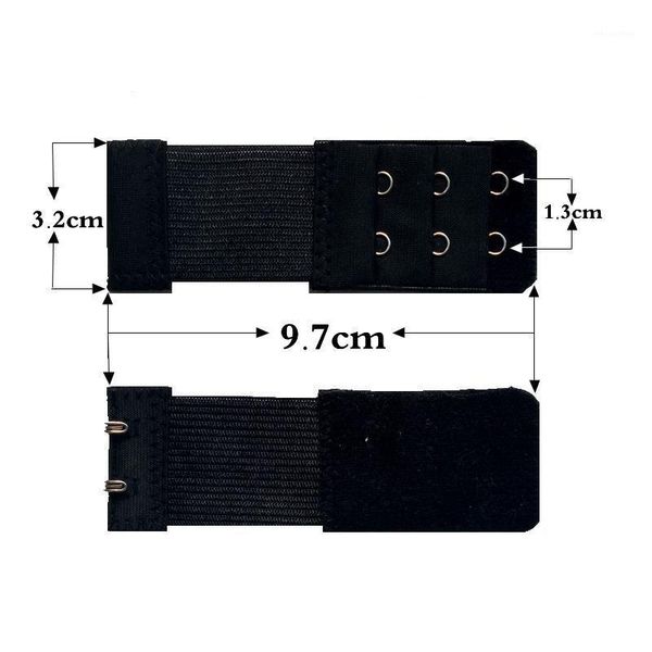 gym clothing women bra extender 3 rows 2 hooks elastic adjustable lengthen clasp for underwear din8891, White;black
gym clothing women bra extender 3 rows 2 hooks elastic adjustable lengthen clasp for underwear din8891, White;black