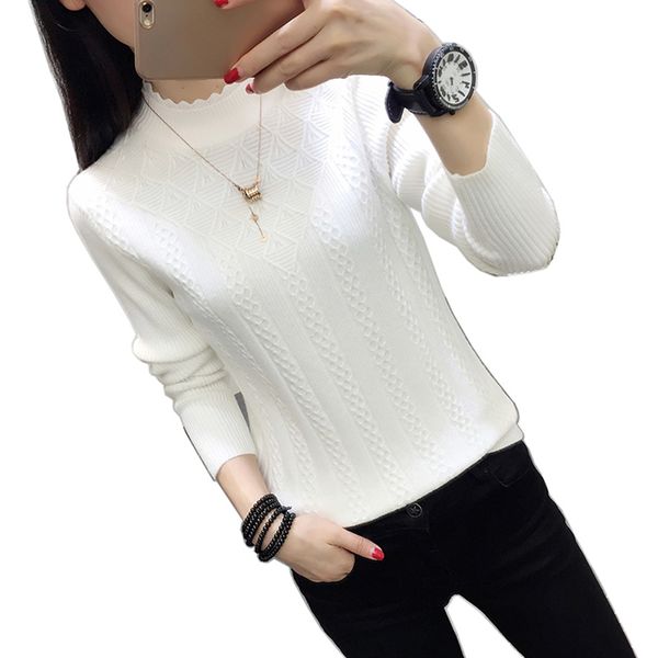 2021 new autumn winter women turtlenecks, , thick women's knitted woman's sweater, shirt, clothes. 4551, White;black
2021 new autumn winter women turtlenecks, , thick women's knitted woman's sweater, shirt, clothes. 4551, White;black