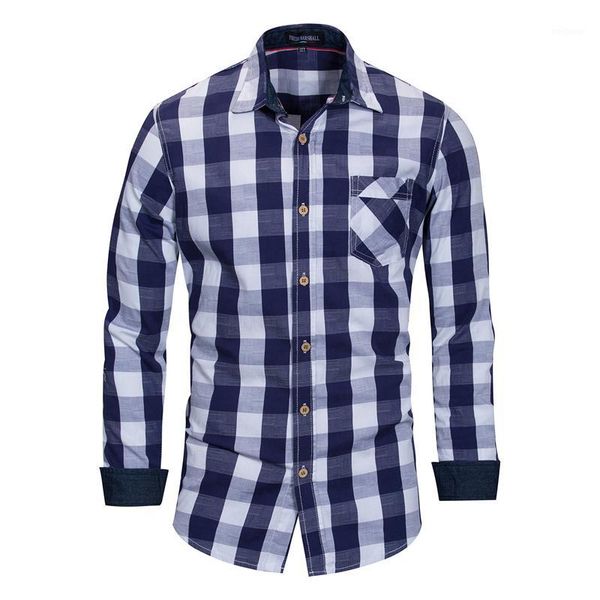 2020 summer new men's long sleeve dress shirt 100% cotton casual plaid smar shirt social business checked brand clothing1, White;black
2020 summer new men's long sleeve dress shirt 100% cotton casual plaid smar shirt social business checked brand clothing1, White;black