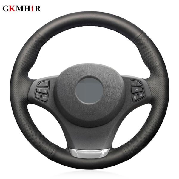 black genuine leather hand-stitched car steering wheel cover for e83 x3 2003-2010 x5 e53 2003-2006
black genuine leather hand-stitched car steering wheel cover for e83 x3 2003-2010 x5 e53 2003-2006