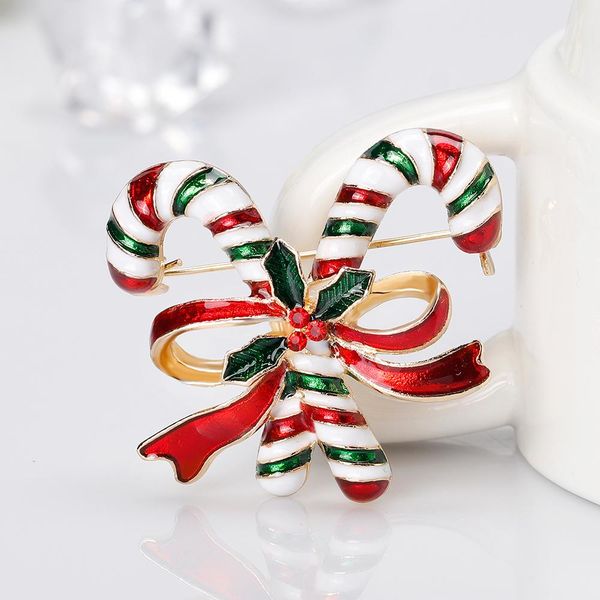 bijouterie winter collection christmas brooch double crutch pins fashion jewelry gift for kids women girls xmas badge corsage bbyimp, Gray
bijouterie winter collection christmas brooch double crutch pins fashion jewelry gift for kids women girls xmas badge corsage bbyimp, Gray