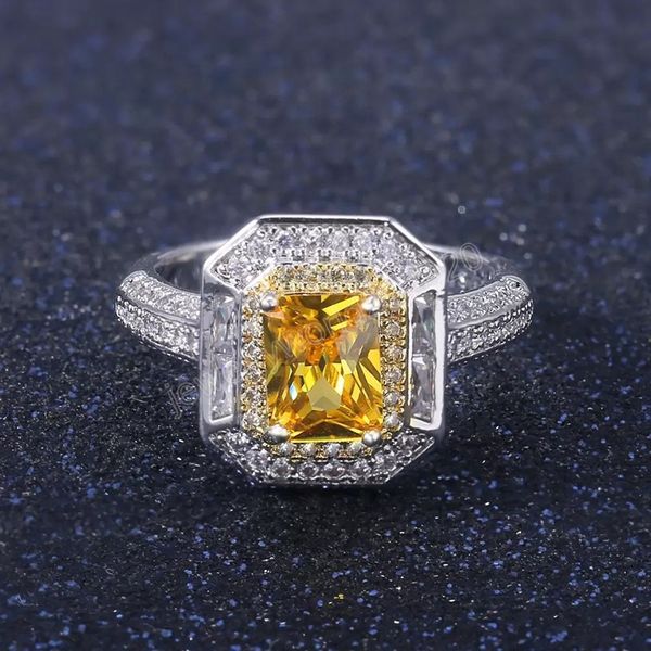 women yellow zircon ring band finger fashion jewelry luxury zircon engagement gemstone ring for lover valentine's day gift, Silver
women yellow zircon ring band finger fashion jewelry luxury zircon engagement gemstone ring for lover valentine's day gift, Silver