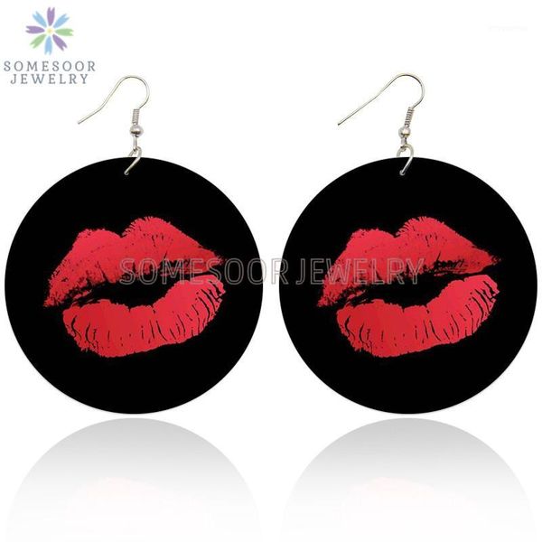 somesoor vintage big red lips painted wooden drop earrings 6cm round pendant loops bohemain ear dangle jewelry for women gifts1, Silver
somesoor vintage big red lips painted wooden drop earrings 6cm round pendant loops bohemain ear dangle jewelry for women gifts1, Silver