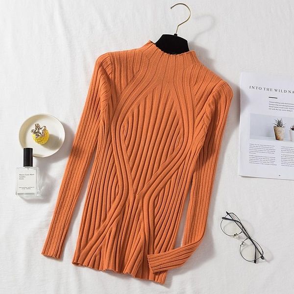 women's sweaters 2021 autumn winter women pullovers sweater knitted korean elasticity casual jumper fashion slim turtleneck warm female, White;black
women's sweaters 2021 autumn winter women pullovers sweater knitted korean elasticity casual jumper fashion slim turtleneck warm female, White;black