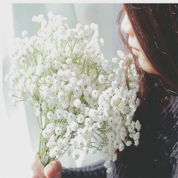 decorative flowers & wreaths 1pcs rustic artificial gypsophila breath fake bouquet soft glue material for wedding home party decorations
decorative flowers & wreaths 1pcs rustic artificial gypsophila breath fake bouquet soft glue material for wedding home party decorations