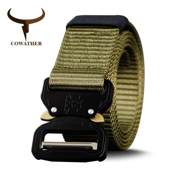 cowather nylon belt men belts military outdoor tactical male jeans belts for men luxury casual male strap 130 150 170cm y200520, Black;brown
cowather nylon belt men belts military outdoor tactical male jeans belts for men luxury casual male strap 130 150 170cm y200520, Black;brown