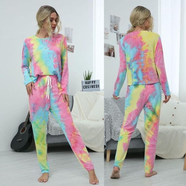women's tracksuits casual o neck tie-dye women sets sleepwear loose household clothing lady gradient colorful long sleeve suits1, Gray
women's tracksuits casual o neck tie-dye women sets sleepwear loose household clothing lady gradient colorful long sleeve suits1, Gray