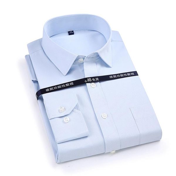 men's business dress shirts long sleeve white blue colour cotton soft office clothing camisas pocker design shirt for men s0202, White;black
men's business dress shirts long sleeve white blue colour cotton soft office clothing camisas pocker design shirt for men s0202, White;black