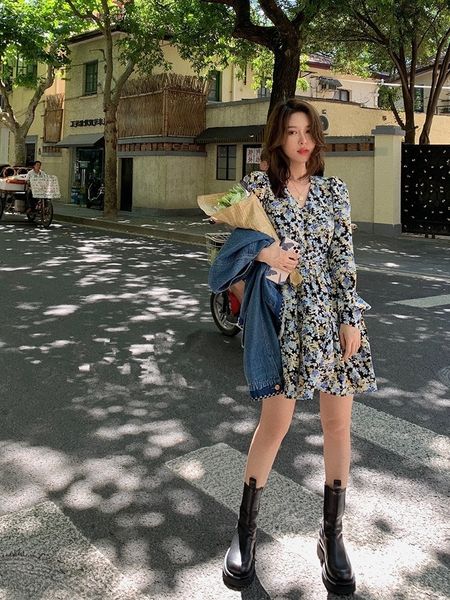 upiwj gentle style hepburn long sleeve v-neck looks thinyoung people dress dress first floral dresssmall man french love jnift, Black;gray
upiwj gentle style hepburn long sleeve v-neck looks thinyoung people dress dress first floral dresssmall man french love jnift, Black;gray