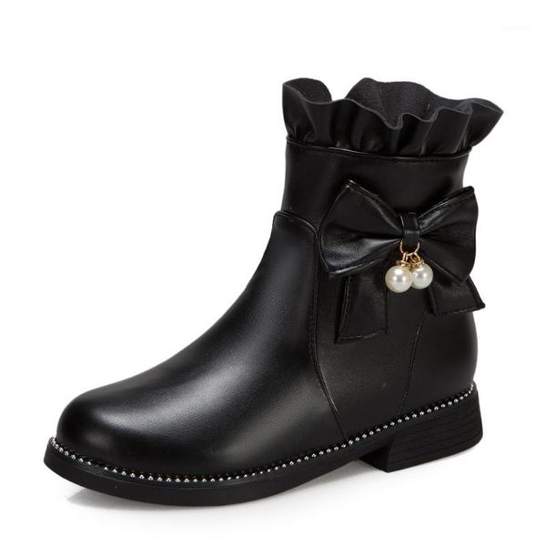 kawaii bow ruffled ankle strap ankle boots round head pearl decoration side zipper pink short plush sweet student shoes1, Black
kawaii bow ruffled ankle strap ankle boots round head pearl decoration side zipper pink short plush sweet student shoes1, Black