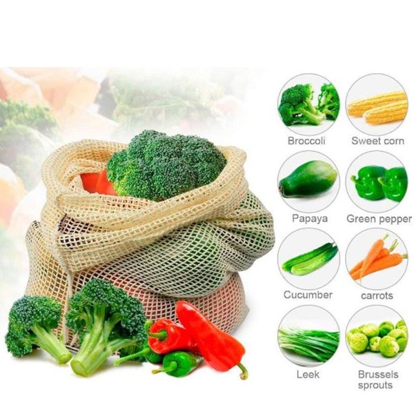 10pcs household cotton mesh vegetable bags with drawstring green reusable degradable cotton net bag fruit and vegetable bag
10pcs household cotton mesh vegetable bags with drawstring green reusable degradable cotton net bag fruit and vegetable bag