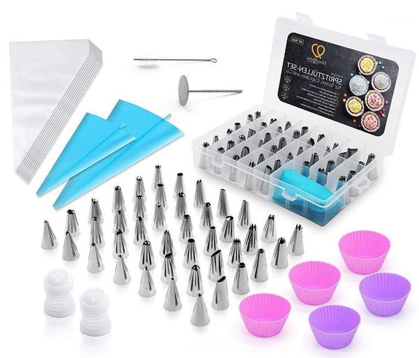 64-pcs cake decorating mouth set confectionery pastry nozzle/pastry bags stainless steel cream squirt gun baking tool decoration1
64-pcs cake decorating mouth set confectionery pastry nozzle/pastry bags stainless steel cream squirt gun baking tool decoration1