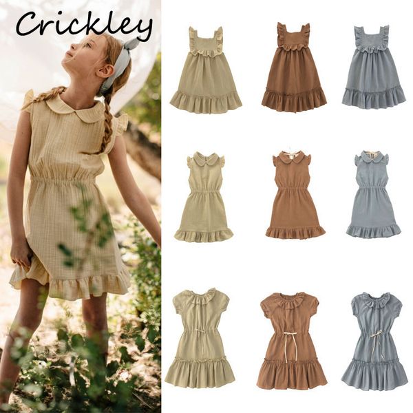 summer fluffy kids girls dress solid flax falbala casual dress for chldren girls simplicity plain colour princess girls dresses t200709, Red;yellow
summer fluffy kids girls dress solid flax falbala casual dress for chldren girls simplicity plain colour princess girls dresses t200709, Red;yellow