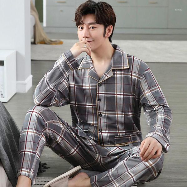 100% cotton pijama for men plaid autumn winter sleepwear pajamas pyjamas set 3xl 4xl casual striped male homewear home clothes1, Black;brown
100% cotton pijama for men plaid autumn winter sleepwear pajamas pyjamas set 3xl 4xl casual striped male homewear home clothes1, Black;brown