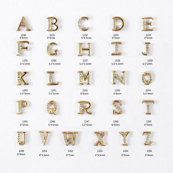 new high-quality shiny 26 letters zircon alloy rhinestone diy fashion charm nail decoration accessories, Silver;gold
new high-quality shiny 26 letters zircon alloy rhinestone diy fashion charm nail decoration accessories, Silver;gold