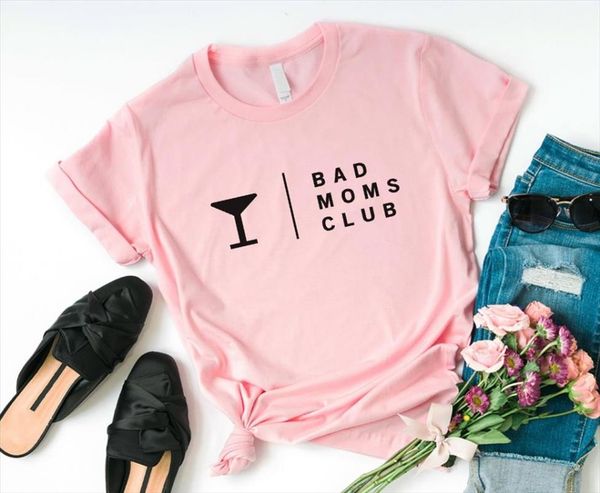 bad moms club women tshirt cotton casual funny t shirt for lady yong girl tee drop ship s 167, White
bad moms club women tshirt cotton casual funny t shirt for lady yong girl tee drop ship s 167, White