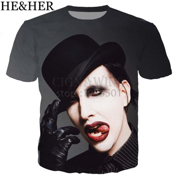 new popular singer marilyn manson style 3d print shirts hippie oversized hentai men clothing
new popular singer marilyn manson style 3d print shirts hippie oversized hentai men clothing