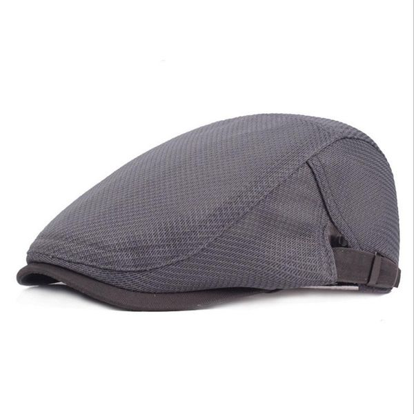 berets summer spring mesh men women beret cap, breathable adjustable peaked visor flat hat casual driving golf sboy cap, Blue;gray
berets summer spring mesh men women beret cap, breathable adjustable peaked visor flat hat casual driving golf sboy cap, Blue;gray