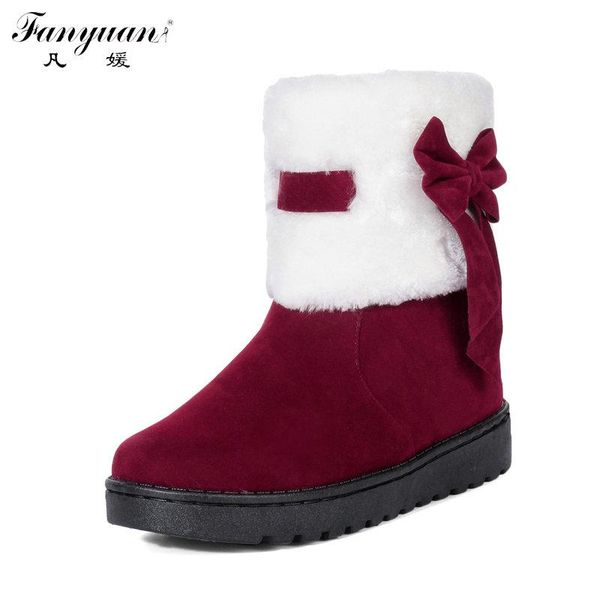 boots 2021 preppy chic style warm plush winter shoes for women slip-on with bowtie decoration round toe female ankle snow, Black
boots 2021 preppy chic style warm plush winter shoes for women slip-on with bowtie decoration round toe female ankle snow, Black