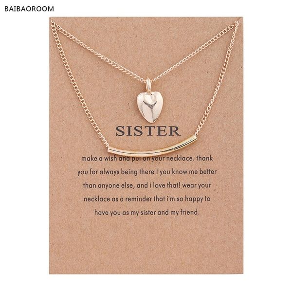 12pcs golden plated sister love double bars alloy clavicle bones pendant short necklace 200929, Silver
12pcs golden plated sister love double bars alloy clavicle bones pendant short necklace 200929, Silver