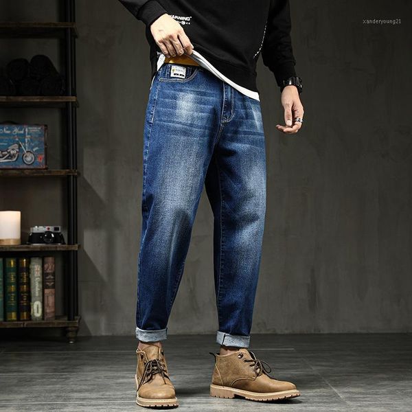 men's jeans 2021 autumn black men street wear pants elastic denim mens hip hop oversized blue baggy1
men's jeans 2021 autumn black men street wear pants elastic denim mens hip hop oversized blue baggy1