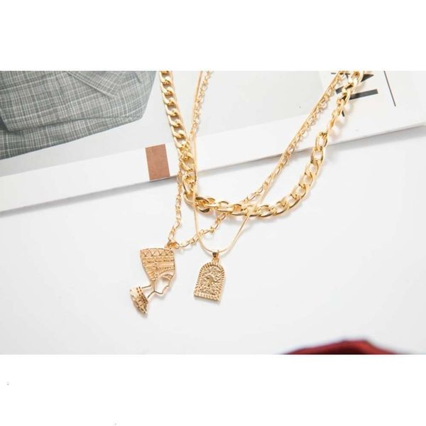 women's portrait p pendant alloy street popular personality fashion multilayer necklacezn5jcx1v, Silver
women's portrait p pendant alloy street popular personality fashion multilayer necklacezn5jcx1v, Silver