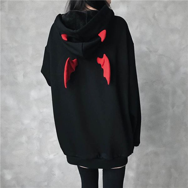 2021 new fall spring woman letter sweatshirts high street pretty punk hoodies gothic devil horn chic hoodie sweater loose sweat qi5v, Black
2021 new fall spring woman letter sweatshirts high street pretty punk hoodies gothic devil horn chic hoodie sweater loose sweat qi5v, Black