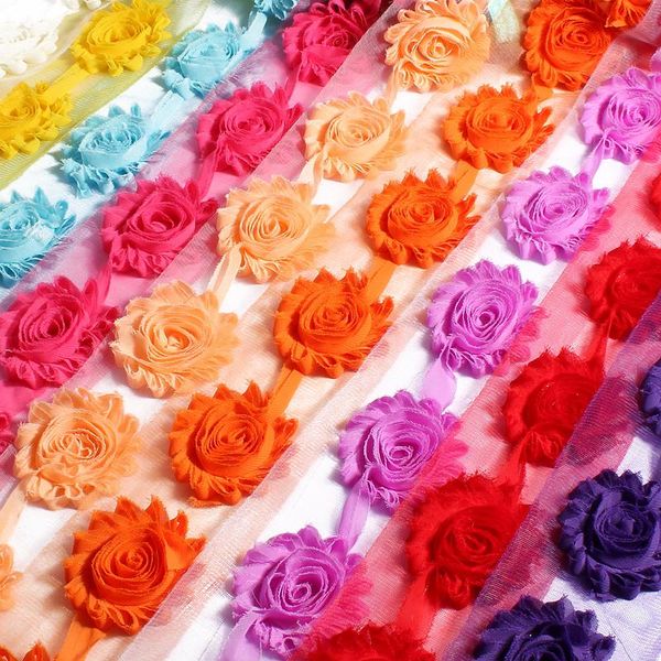 hair accessories 10yards/lot 2.6" 15colors fashion chic shabby chiffon flowers for children 3d fabric headbands, Slivery;white
hair accessories 10yards/lot 2.6" 15colors fashion chic shabby chiffon flowers for children 3d fabric headbands, Slivery;white