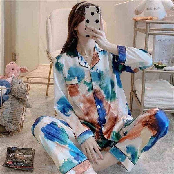 sleepwear womens faux silk satin pajamas set long sleeve pajamas home clothes set for women sleeping shirt home wear, Black;red
sleepwear womens faux silk satin pajamas set long sleeve pajamas home clothes set for women sleeping shirt home wear, Black;red