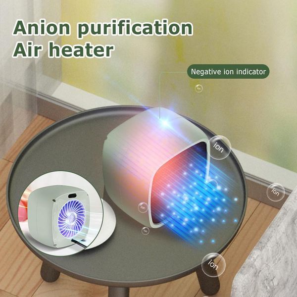 mini home electric heater with negative ions purifying air low noise power saving warm air fan office room handy winter heater
mini home electric heater with negative ions purifying air low noise power saving warm air fan office room handy winter heater